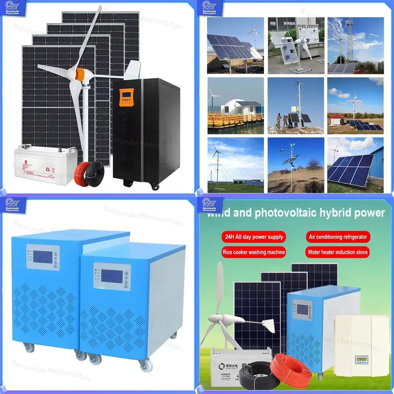 Renewable Energy Grid - 3KW 5KW 8KW Hybrid Wind Solar