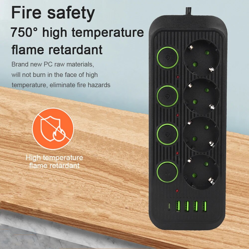 EU Plug Multiple Sockets AC Ou - đánh giá và giá Ac Surge Protector