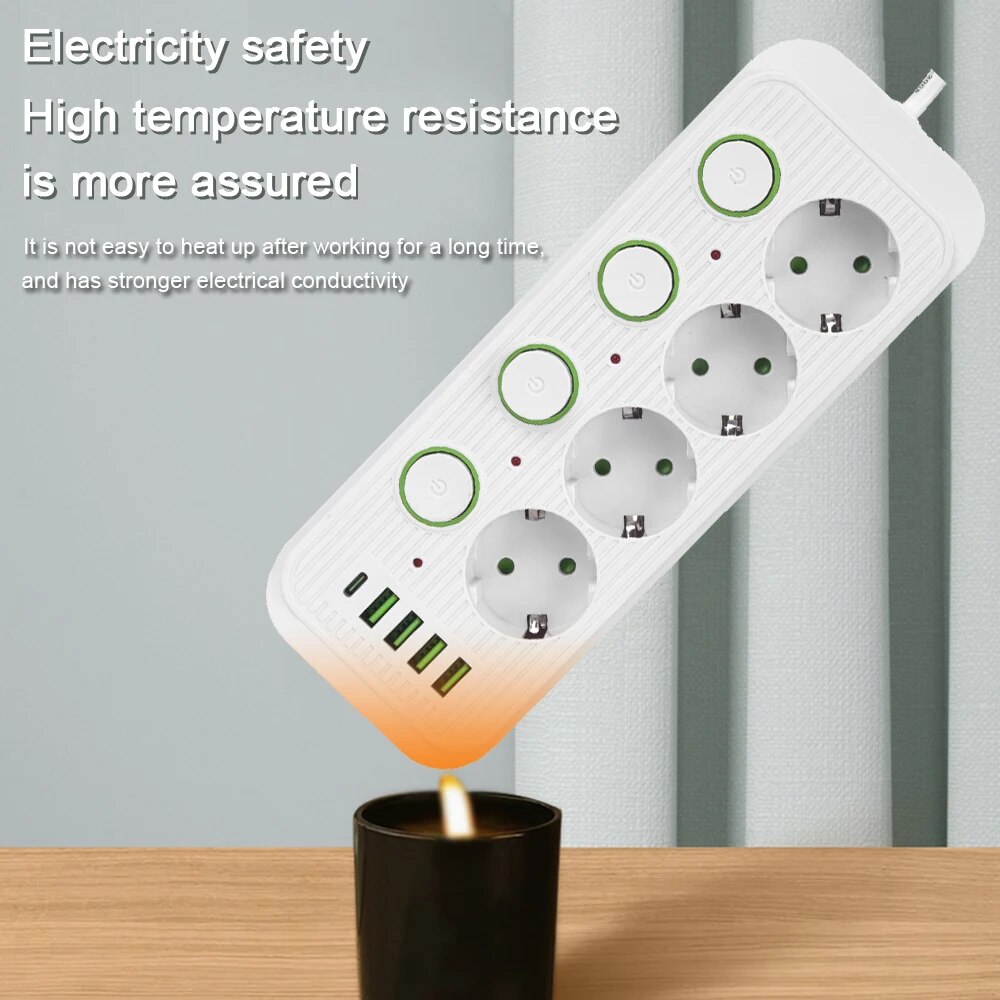 EU Plug Multiple Sockets AC Ou - đánh giá và giá Ac Surge Protector