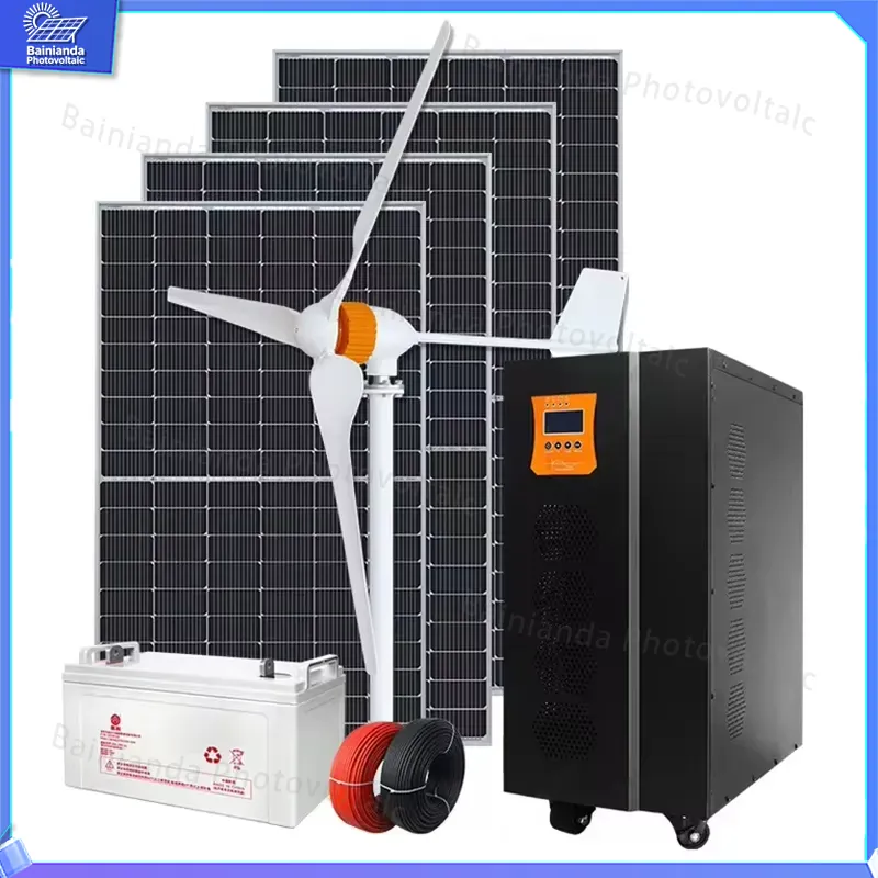 3KW 5KW 8KW Hybrid Wind Solar  - đánh giá và giá Renewable Energy Grid