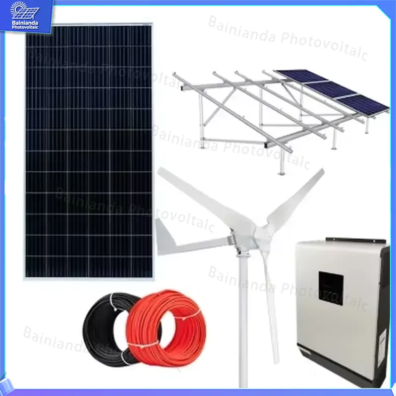 3KW 5KW 10KW Hybrid Wind Solar - đánh giá và giá Renewable Energy Grid