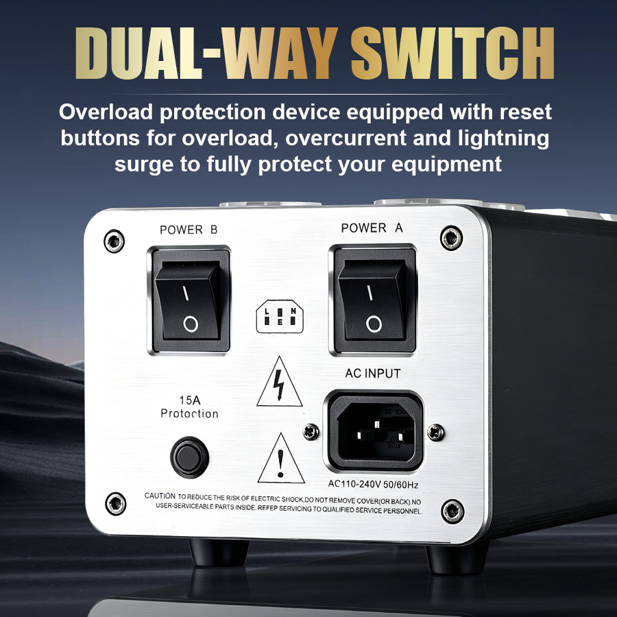 Power Filter Socket 6 Universa - đánh giá và giá Ac Surge Protector