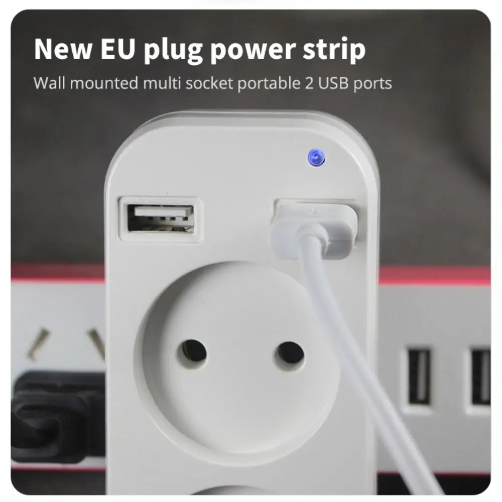 Power Strip EU Plug AC Outlet  - đánh giá và giá Ac Surge Protector