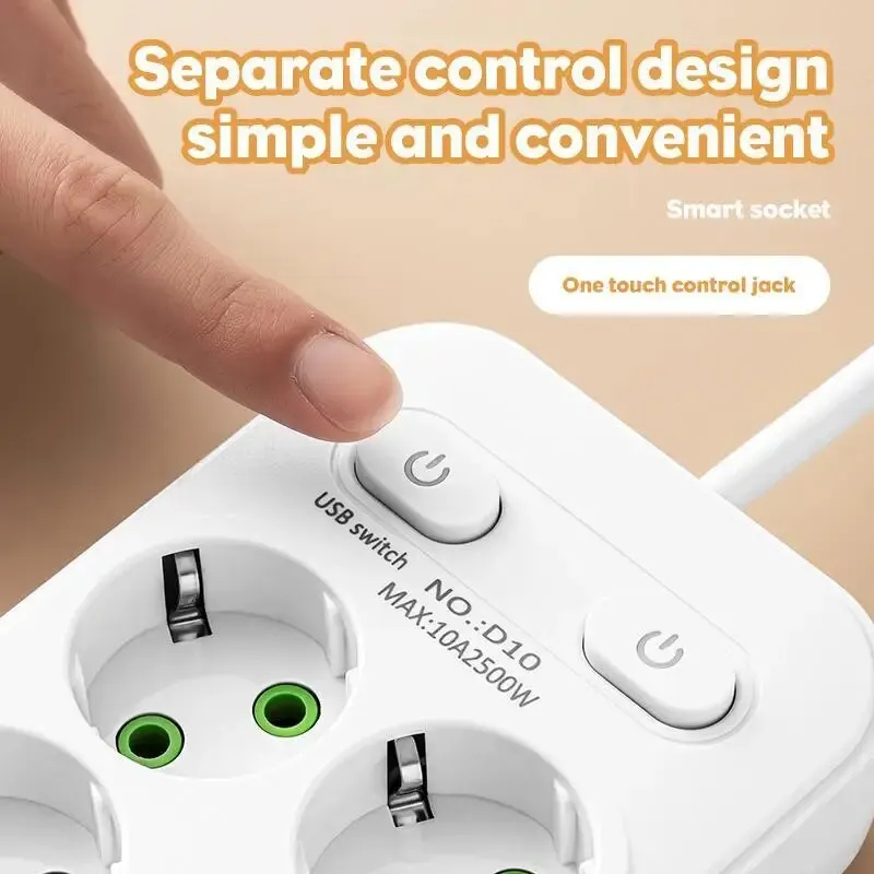 2M Electrical Socket EU Plug6  - đánh giá và giá Ac Surge Protector