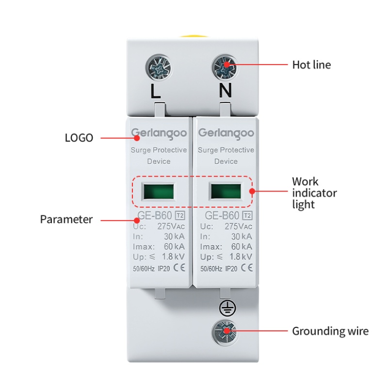 AC SPD 2P House Surge Protecto - đánh giá và giá Ac Surge Protector