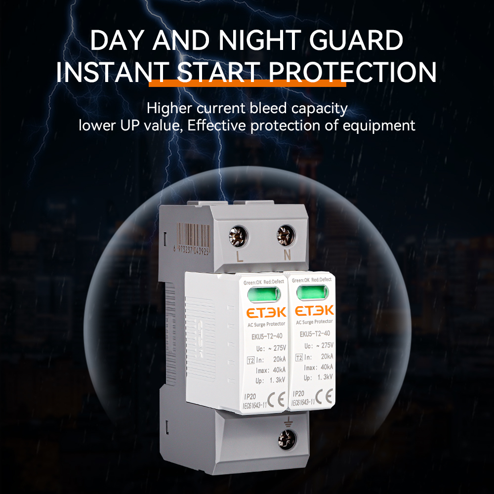 ETEK Type 2 SPD Surge Protecto - đánh giá và giá Ac Surge Protector